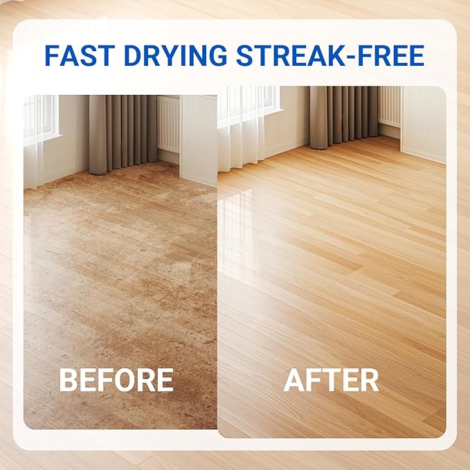 100X Concentrated Floor Cleaner Solution - Plant-Based, Pet-Safe Formula for Hardwood, Tile, Laminate, Vinyl & Bamboo - Pre-Measured Bottle for Perfect Dilution with All Robot Mops