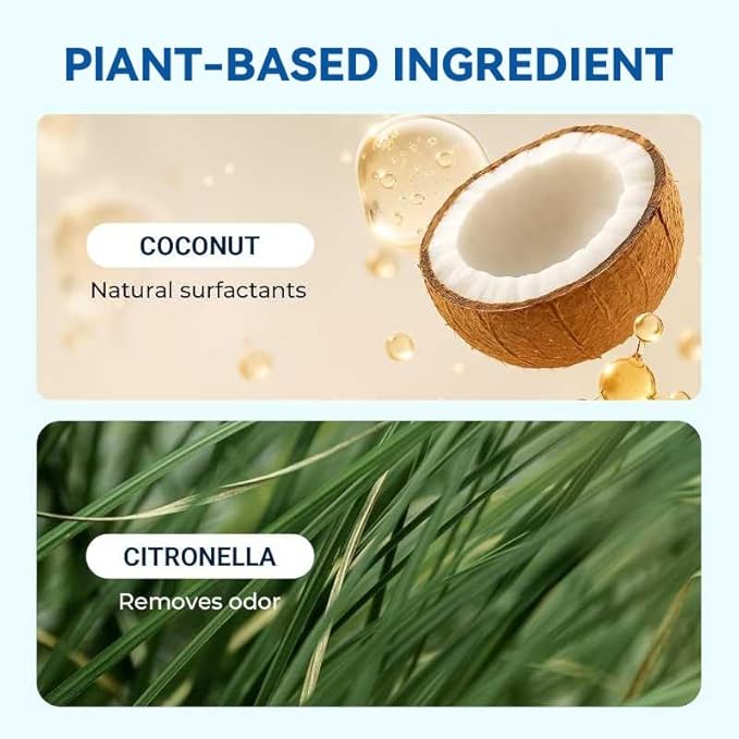 100X Concentrated Floor Cleaner Solution - Plant-Based, Pet-Safe Formula for Hardwood, Tile, Laminate, Vinyl & Bamboo - Pre-Measured Bottle for Perfect Dilution with All Robot Mops