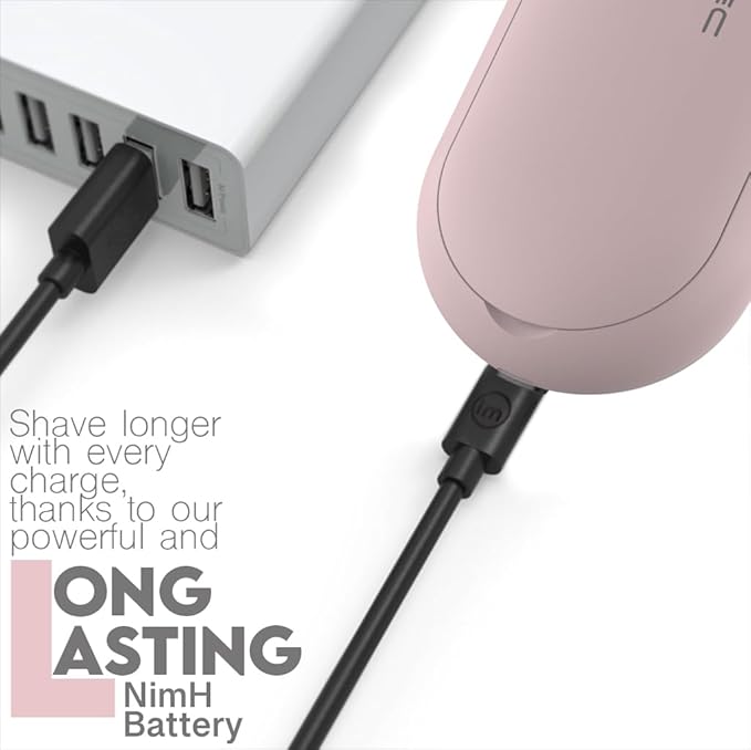 Rechargeable Fabric Shaver, Magictec Lint Remover Sweater Defuzzer Lints Fuzzs Pills Pilling Trimmer for Clothes and Furniture -Battery Operated Pink