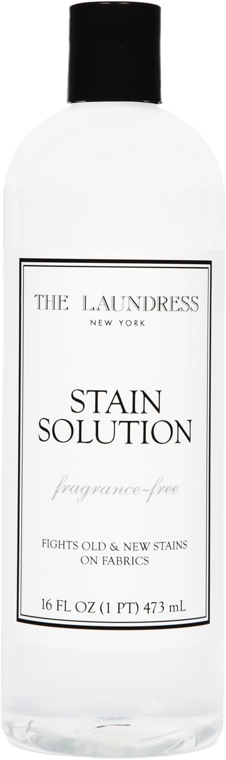 The Laundress Stain Solution, Laundry Stain Treatment, Stain Remover for Makeup, Red Wine, Coffee, Grass, & More, 16 Fl Oz