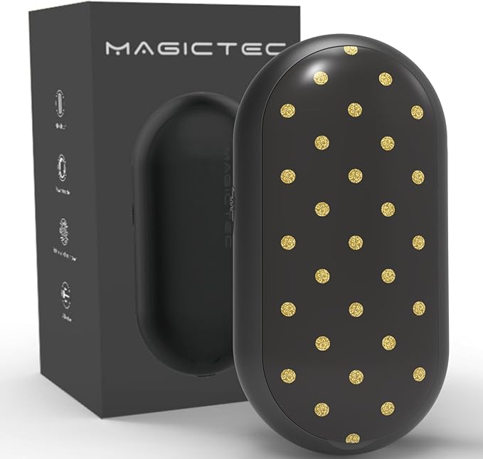 Rechargeable Fabric Shaver, Magictec Lint Remover Sweater Defuzzer Lints Fuzzs Pills Pilling Trimmer for Clothes and Furniture -Battery Operated (Dotted)