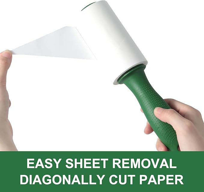 Fedicelly Lint Rollers Pet Hair Extra Sticky Clothes,Cat Dog Hair Remover Laundry Furniture Carpet,Total 800 Sheets Lint Remover Brush for Couch