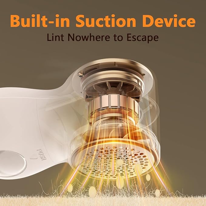 𝗥𝗲𝗰𝗵𝗮𝗿𝗴𝗲𝗮𝗯𝗹𝗲 Fabric Shaver, coldSky Lint Remover for Clothes with 3 Replaceable Blades, Electric Lint Shaver with Digital Display, 3-Speeds Defuzzer for Removing Fuzz and Pill from Sweater