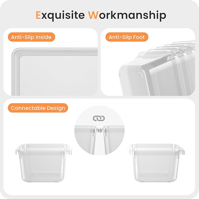 A-LuGei 【Military Grade】 Drawer Organizer, 【𝟱𝗦𝗶𝘇𝗲】 Makeup organizer, 【Holds 177 Items】 Bathroom Organizers and Storage, Organization and Storage, Desk Drawer Organizer for Bathroom Vanity