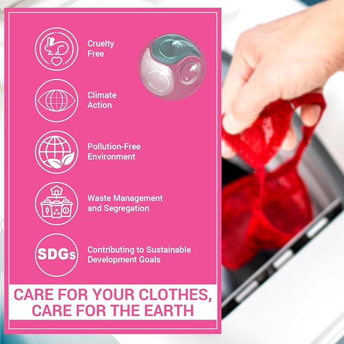 WBM Laundry Pods, 32 Count | Specially Designed for Undergarments With Soft Heaven Fragrance | Laundry Detergent Pods Formulated With Plant-Based Formula and Gentle Stain Remover