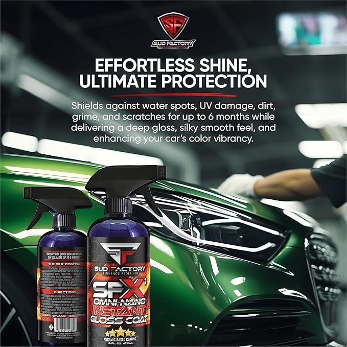 Sud Factory Ultimate Upgraded Paint, Glass Water Spot & Stain Removers Plus Protection Coating for Cars, Homes & Boats Bundle Of 3