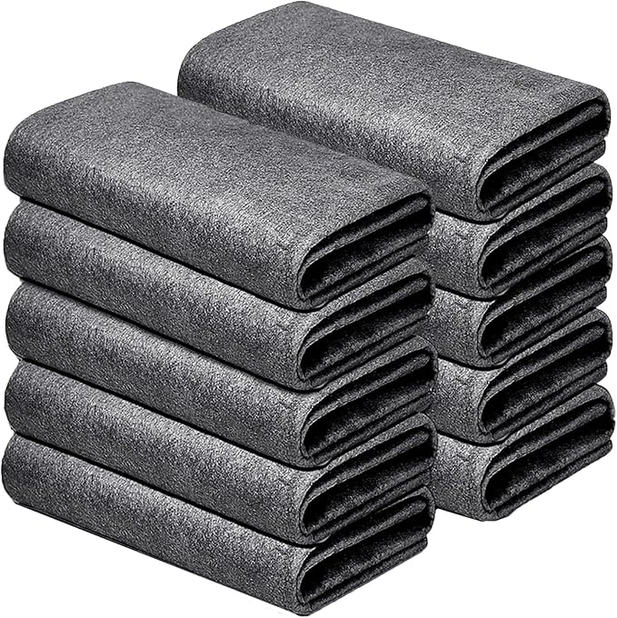 10pcs 9×7 Inches Real Magic Cloth Thickened Magic Cleaning Cloth Microfiber Magic Cleaning Cloth for Mirror, Glass, Window and Cars