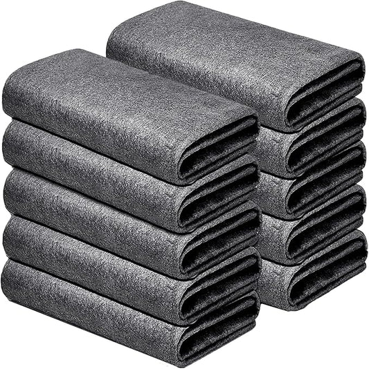 10pcs 9×7 Inches Real Magic Cloth Thickened Magic Cleaning Cloth Microfiber Magic Cleaning Cloth for Mirror, Glass, Window and Cars