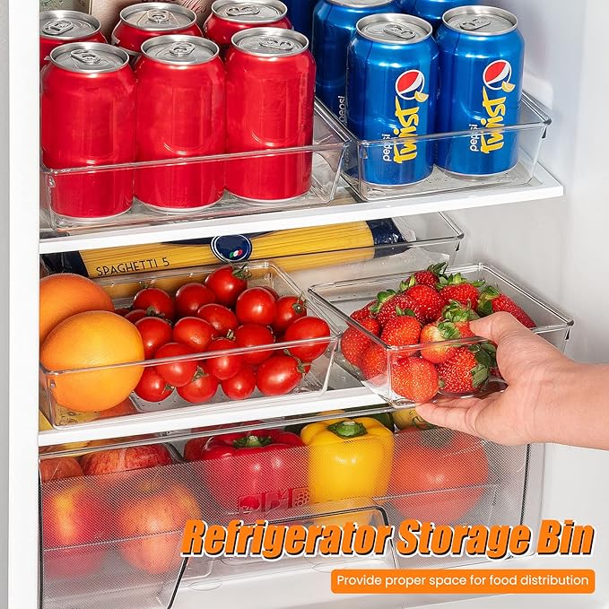 Criusia Drawer Organizer, 10 Pack Large Clear Plastic Set, 3 Size Versatile Bathroom and Vanity Organizer Trays, Storage Bins for Makeup, Bedroom, Kitchen Utensils