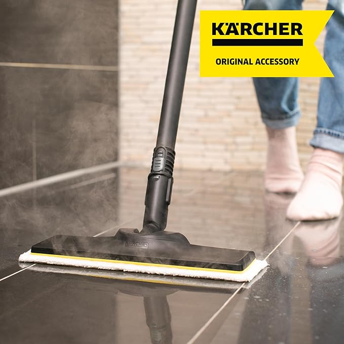 Kärcher Steam Cleaner Floor Pads, Microfiber - Designed for Karcher SC3 Steam Cleaner Floor Nozzle - for Power Steamers - 2 Pack