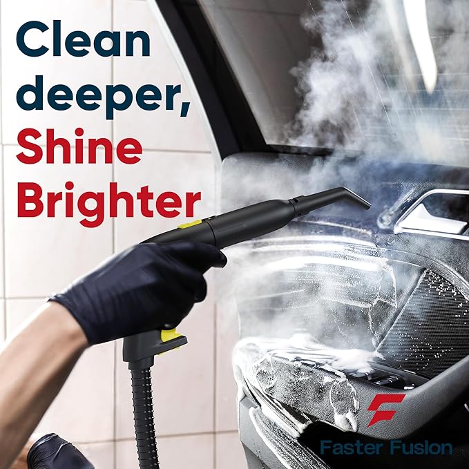 Heavy-Duty Steam Cleaner for Home & Car – Powerful High-Pressure Portable Handheld Steam Cleaner with 27 Accessories for Floors, Tile, Carpet, Grout & Upholstery