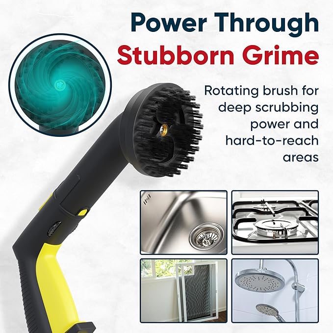 Heavy-Duty Steam Cleaner for Home & Car – Powerful High-Pressure Portable Handheld Steam Cleaner with 27 Accessories for Floors, Tile, Carpet, Grout & Upholstery